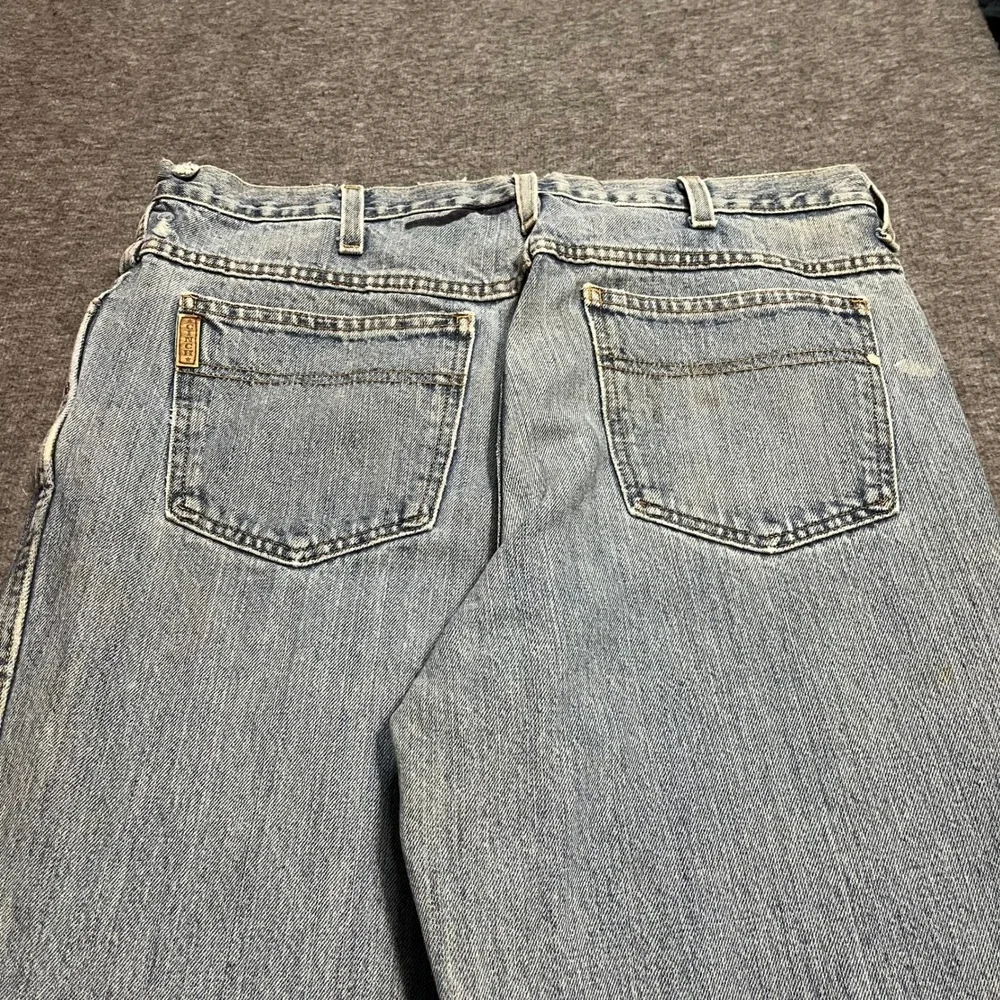 Cinch Mens Light Wash Relaxed Straight Leg Jeans 35x32 MB90530001